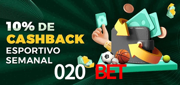 10% de bônus de cashback na 020 bet