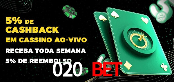 Promoções do cassino ao Vivo 020 bet